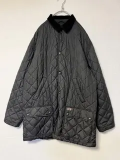 ポロ バイ ラルフローレン ナイロン キルティング ジャケット ブラック 90s