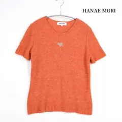 ハナエ　モリ　蝶々　　HANAE MORI Deux 半袖　ニット　ブラウスのサムネイル