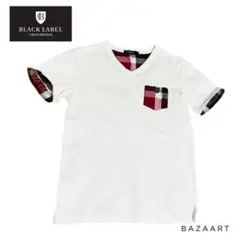 BLACK LABEL CRESTBRIDGE Vネック ポケット付 Tシャツ