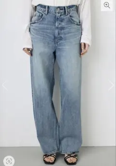 AZUL DENIM ハイウエストワイドデニム　Sのサムネイル