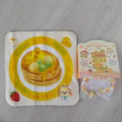 ダッフィー＆フレンズワンダフルキッチン　ストラップ　ミニタオル　クッキーアン