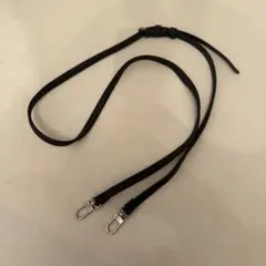 新品 ajew エジュー 付属黒のレザー風ショルダーストラップ④