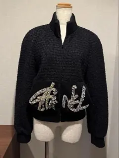 CHANEL ツイード　ブルゾンジャケットのサムネイル