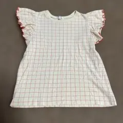 B:MING by BEAMS チェック柄フリルスリーブ 130cmのサムネイル