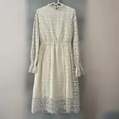 新品タグ。meridian 総レースワンピース