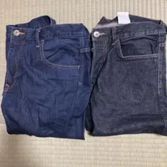 ジーンズ2点まとめ売り　バックナンバー、Ｈ&M