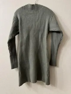値下げ⭐️Snidel ニットミニワンピ　モスグリーン