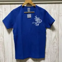 タグ付き 未使用 MEN'STENORAS 胸元プリント Vネック半袖カットソーのサムネイル