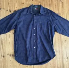 [デットストック]90s Tommy filfiger 謎柄シャツ