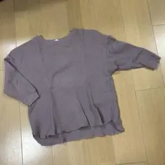 デビロック devirock ワッフル生地 七分袖Tシャツ 150センチ