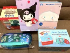 サンリオ　ハンギョドンお弁当箱、他キャラクターグッズ５点セット
