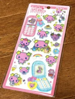 平成はっぴーフォン ステッカー たまごっち ふらわっち クラックス 正規品