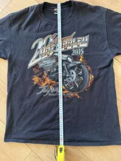古着 Harley Davidson ブラック Tシャツ 2015