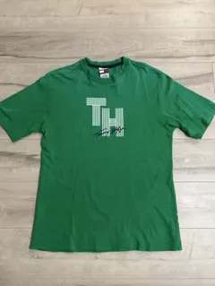 トミーヒルフィガー　TOMMY HILFIGER 半袖　Tシャツ　M グリーン