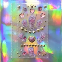 ♡おすそわけ♡エスターバニー　うるちゅるPOPシール（ゴールド）