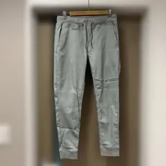 グレー ジョガーパンツ スウェット素材　アズール