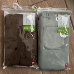 UNIQLO フリースレギンス（10分丈）100cm 2枚セット