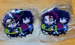 鬼滅の刃 キャラばんちょうこうラバーマスコット　拾参ノ型無限城編　炭治郎&義勇