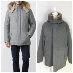 美品　Loro Piana ロロピアーナ　カシミヤ100% 中綿　ファー　コート