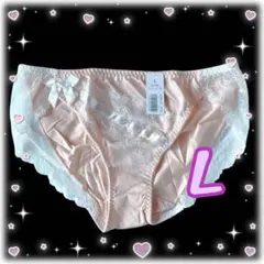 aimerfeel✨ショーツ パンティ カシュクールレース サテン 可愛い L