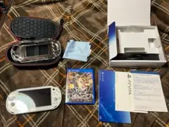 【美品】playstation vita pch-2000 ホワイト本体⁺ソフト