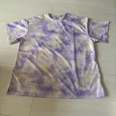 ROXY タイダイ柄 半袖Tシャツ パープル イエローのサムネイル