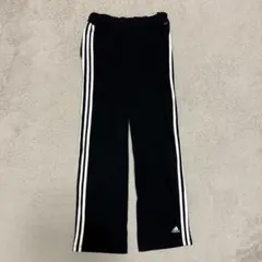 adidas ブラック Mサイズ サイドストライプ ジャージ ズボン パンツ