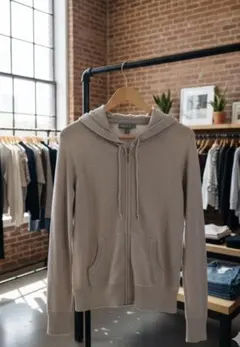 GapBody フード付きカーディガンライトグレー