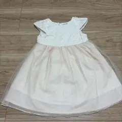 ⭐️タイムセール⭐️プティマイン チュールワンピース　１００
