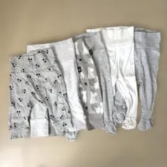 お得 ベビー レギンス 60cm 6点セット H&M まとめ売りF