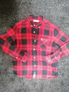 アバクロキッズ★チェックネルシャツ★15/16 キッズXLAbercrombie