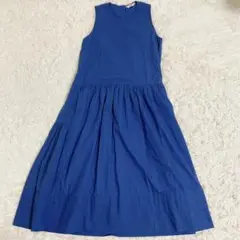 IENA EMIN&PAUL ポプリン後ろボタンワンピース　ロング　アシメ