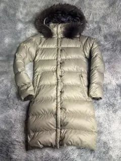 美品 DUVETICA フード付き リアルファー ダウンコート 38 M
