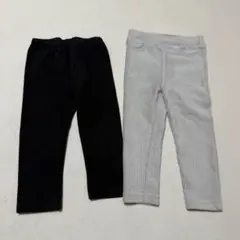 ★バースデイ　ユニクロ　ボトムス　裏起毛　レギンス　90