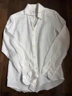 Gianmetto ヴィンチフィット　リネン長袖シャツ　38サイズ Giannetto VINCI FIT リネンシャツ 15/38 - メルカリ