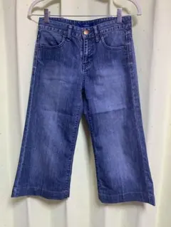 UNIQLO デニム　ジーンズ　レディース　wideleg ウエスト61