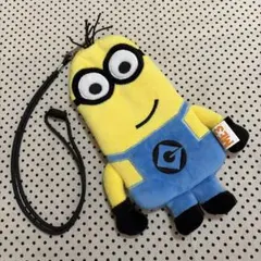 ミニオン ぬいぐるみポーチ ストラップ付き