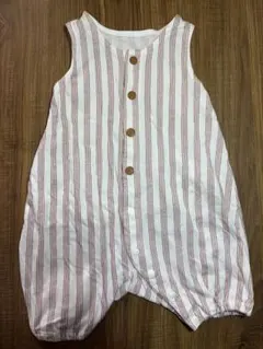 ユニクロベビー　ショートオール　ノースリーブ前開き　60