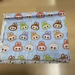 ラブブ　水色生地　140x50 LABUBU