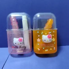 キティちゃんレトロ歯ブラシ　ケース　2個セット　ハローキティ