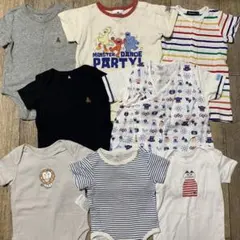 男の子　夏物半袖ロンパース　70㎝　8着セットまとめ売り