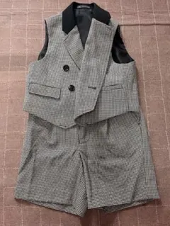 千鳥柄 ベストとズボンセット 110cm 結婚式　七五三　卒園　入学　誕生日