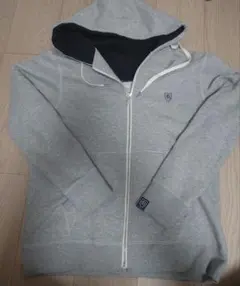 グレー フルジッパーパーカー BLACK LABEL CRESTBRIDGE　Ｌ