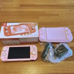 保証あり2025年購入 箱付NintendoSwitchLite コーラルピンク