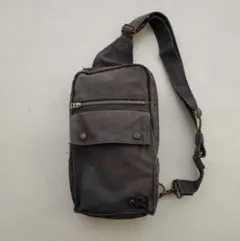 PORTER スモーキーワンショルダーバッグ ダークグレー/DZ13