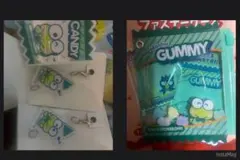 はぴだんぶい　アクリルチャーム　アクリルクリップ　けろけろけろっぴ