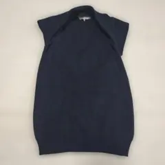 MaxMara　カットソー　ノースリーブ　紺　L
