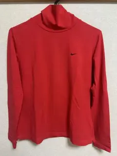 Nike レディース タートルネックシャツ レッド