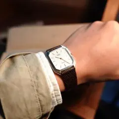 80s Vintage Seiko サントスオクタゴン タンク ローマン文字盤 - メルカリ