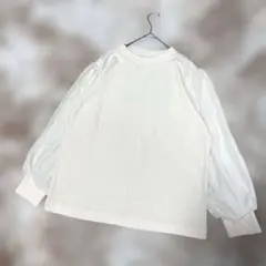 【しまむら】◆HKワークスロンドン◆プルオーバー◆袖シフォン◆LL